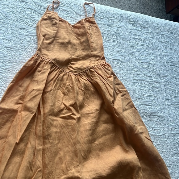 Aritzia Orange Maxi Dress - Picture 6 of 11